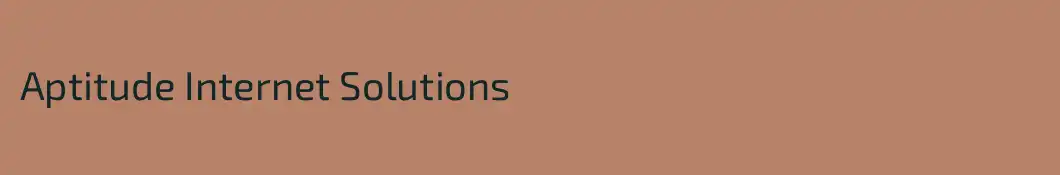 Aptitude Internet Solutions